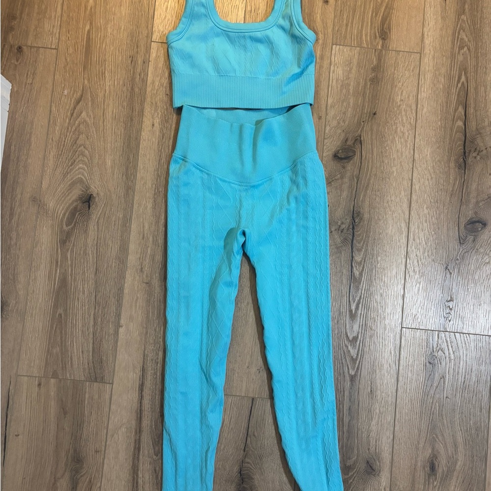 Women's Blue Activewear Set